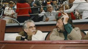 En la barrera de las Ventas durante la Feria de San Isidro
